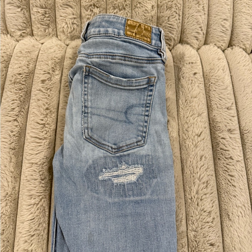 American Eagle Outfitters Light Blue Skinny Jeans